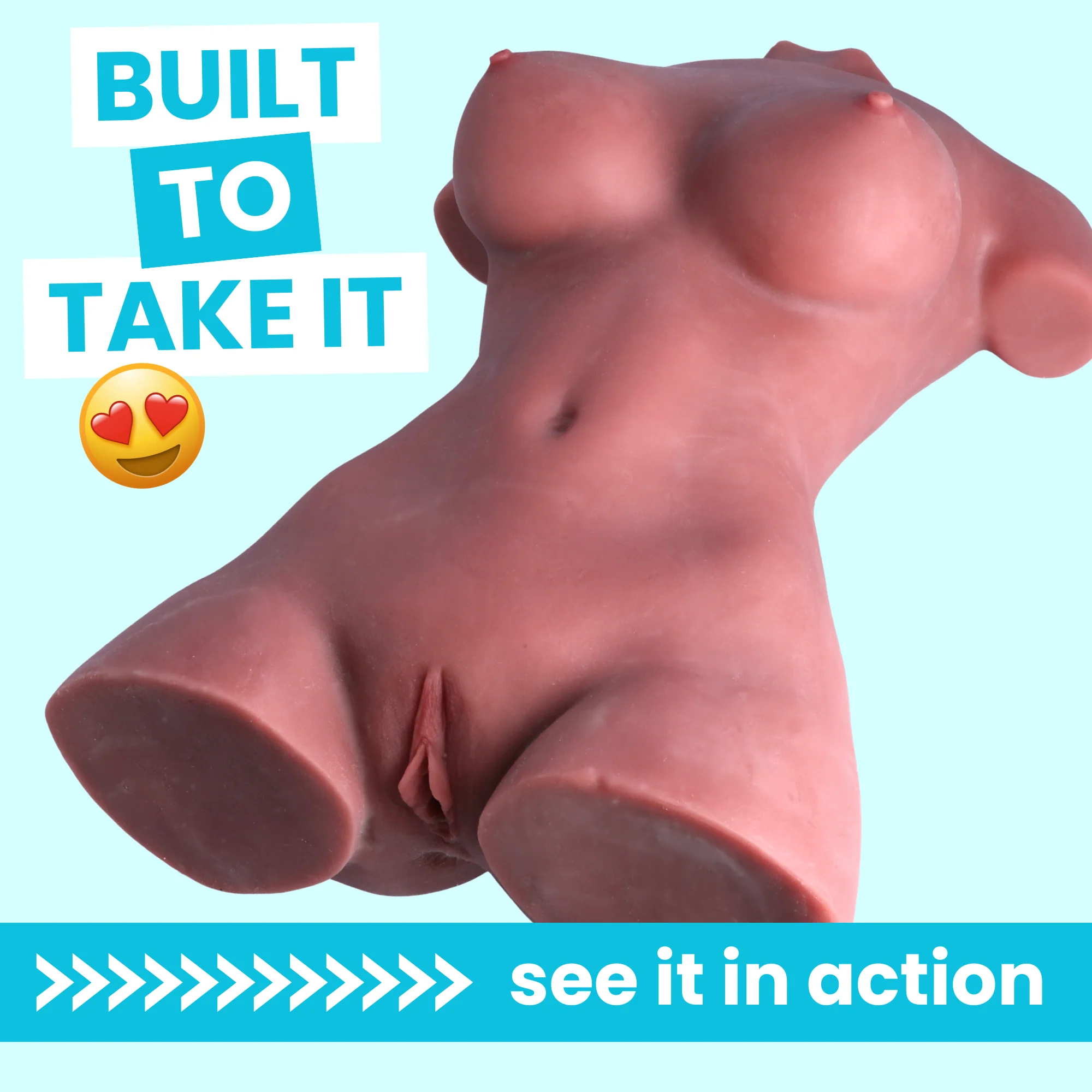 Curvy Realistic Sex Doll - Lifelike Size & Almost 20 Pounds!