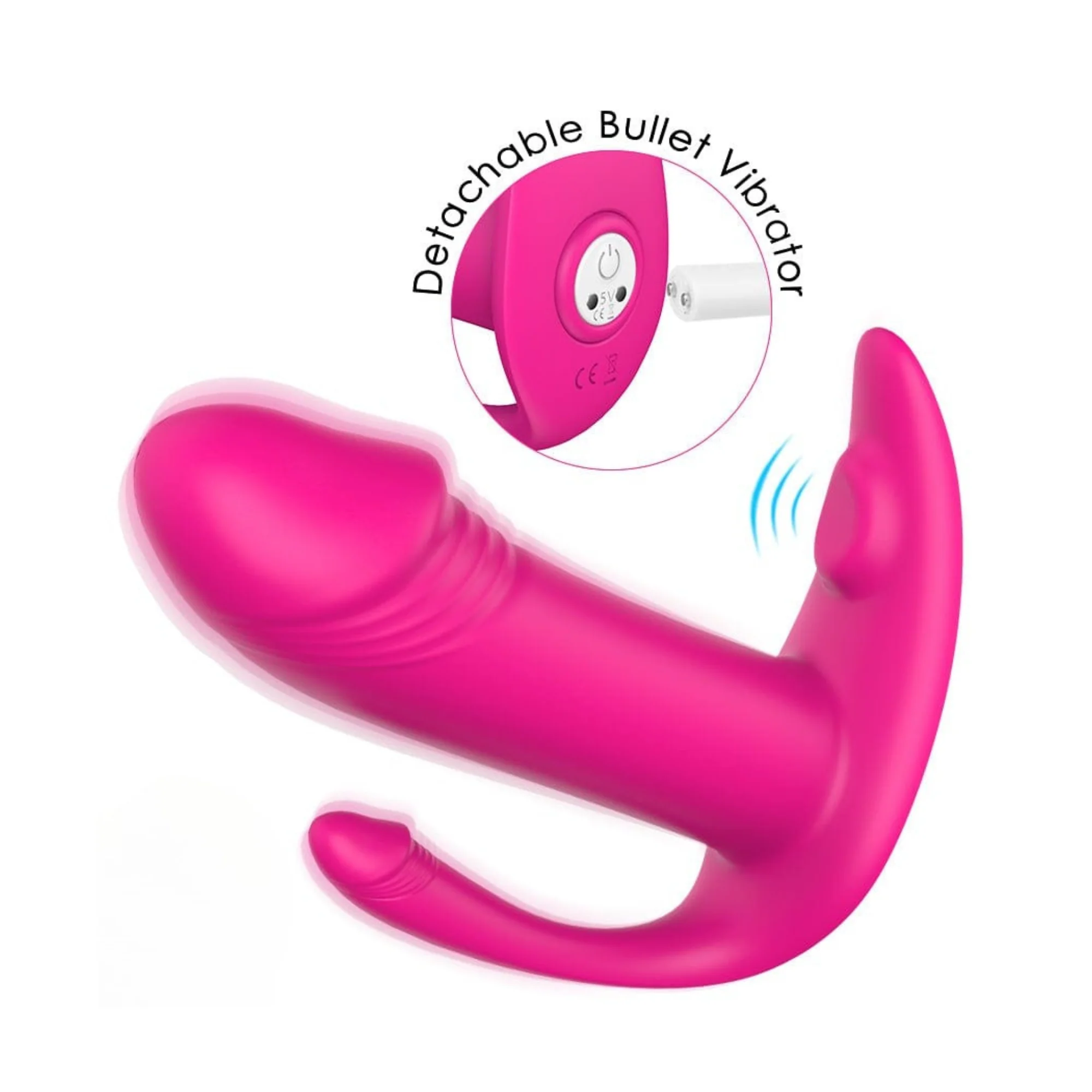 Aise Triple Stimulation Hands-Free Wearable Vibe - Image 2