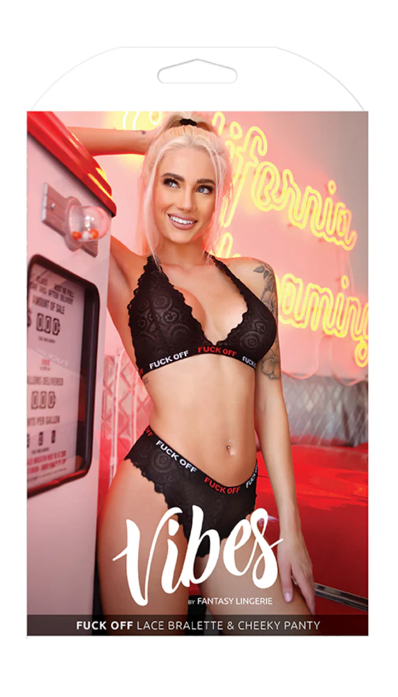 Tease Lace Bralette & Cheeky Panty - Image 5