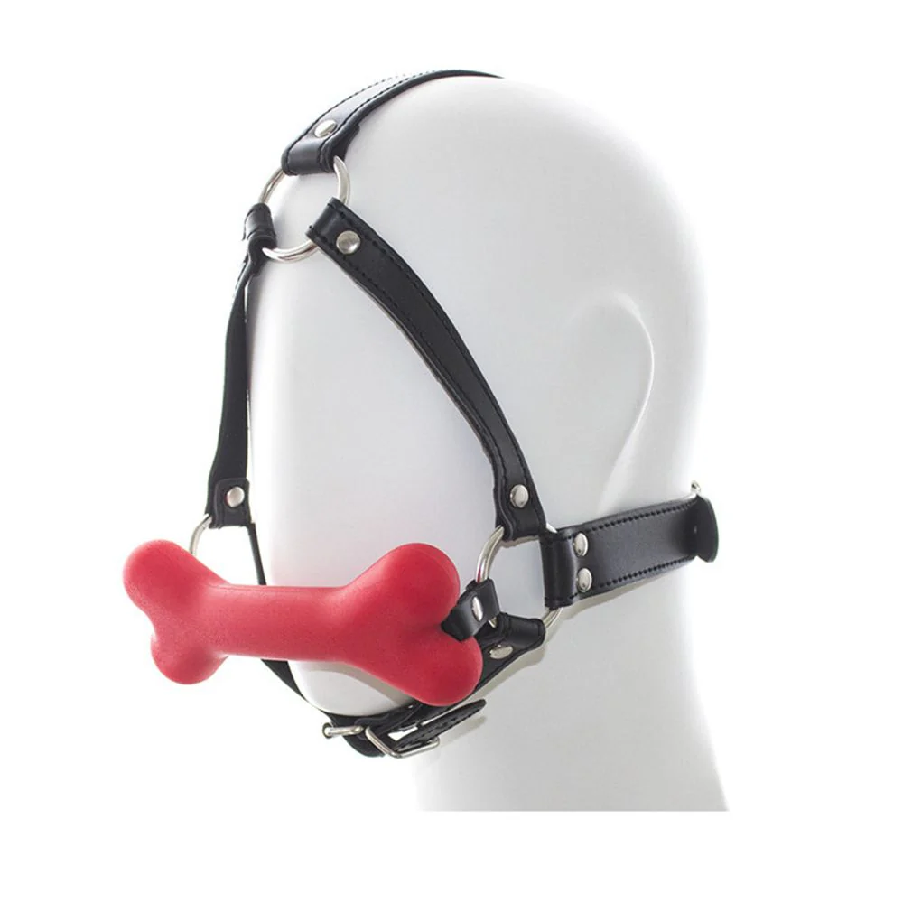 Bone Gag Head Harness - Available in 2 colors! - Image 2