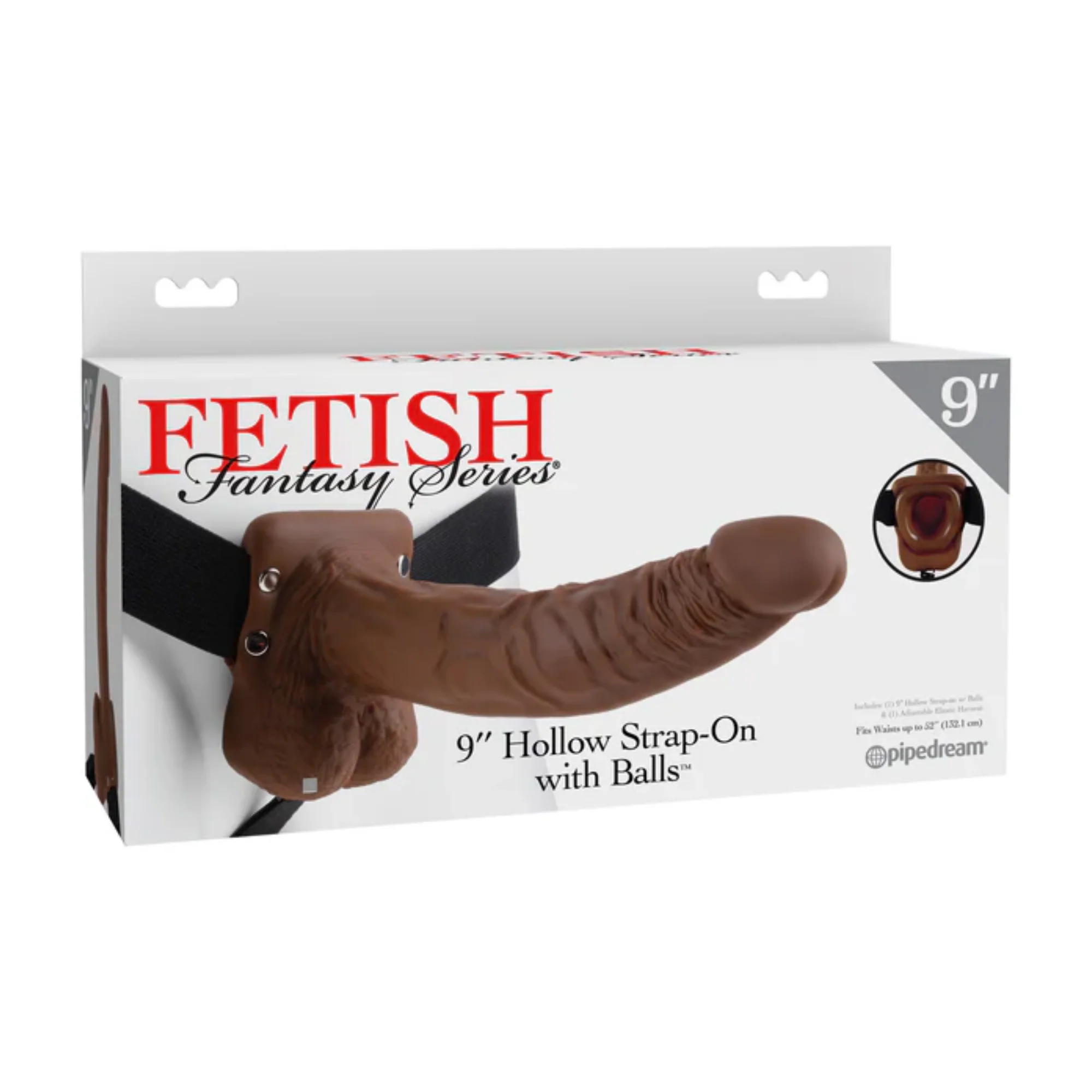 Fetish Fantasy 9" Hollow Strap On - Image 4