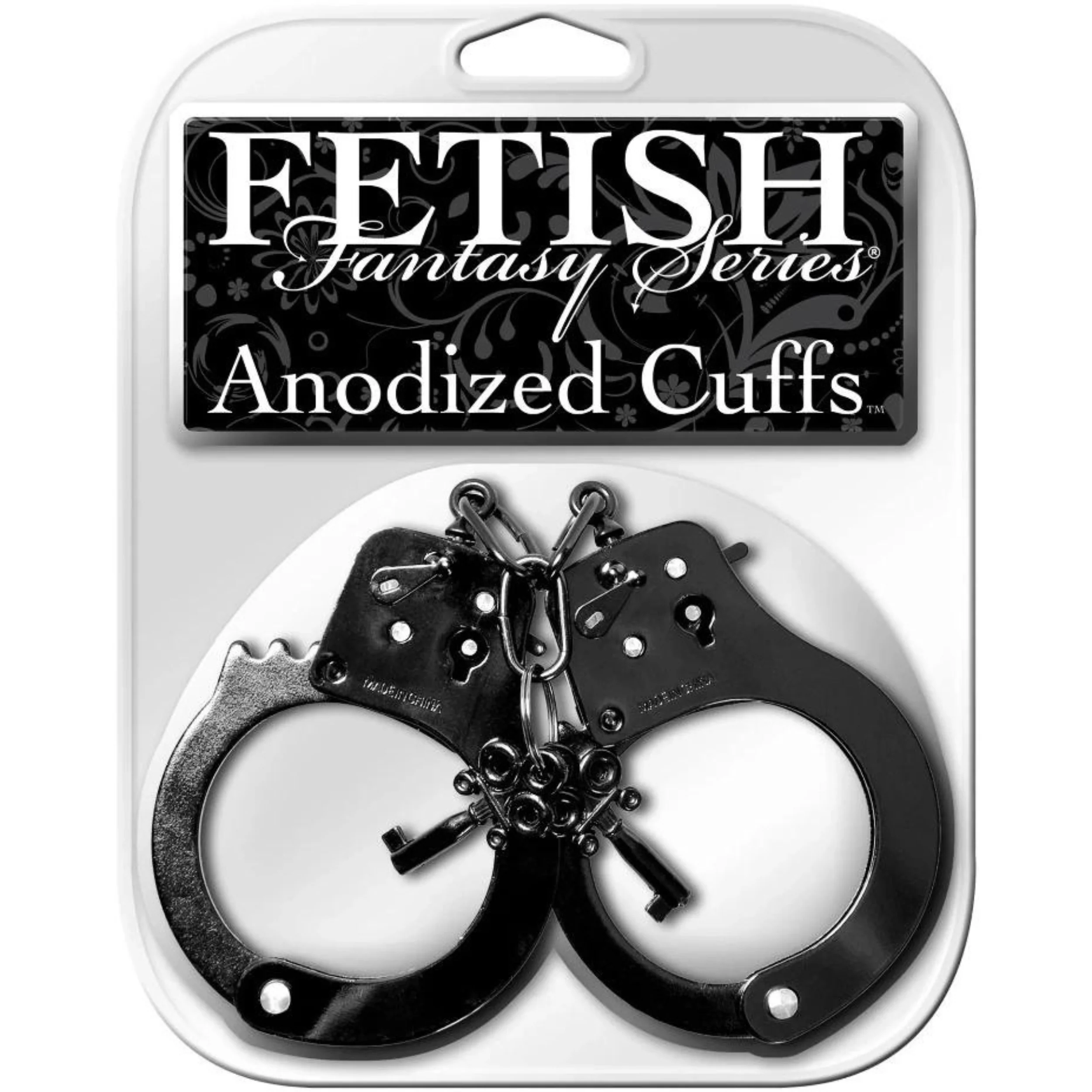 Fetish Fantasy Series Anodized Cuffs Black - Image 2