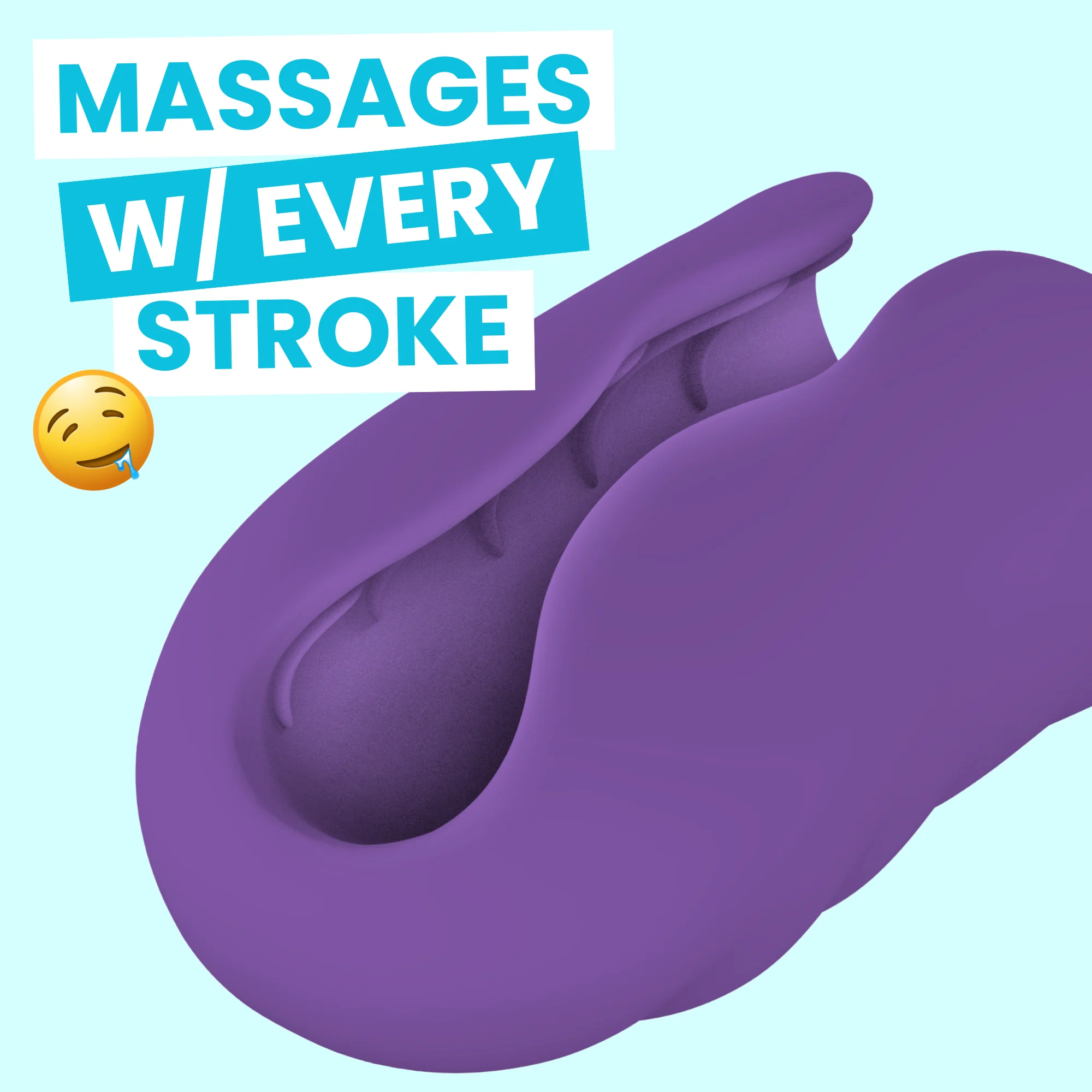 Ribbed Intensifying Hand Job Stroker Aide