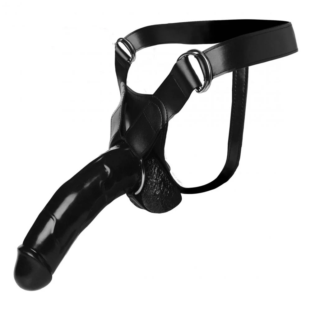 Huge 9 Inch Hollow Infiltrator Strap-On Dildo