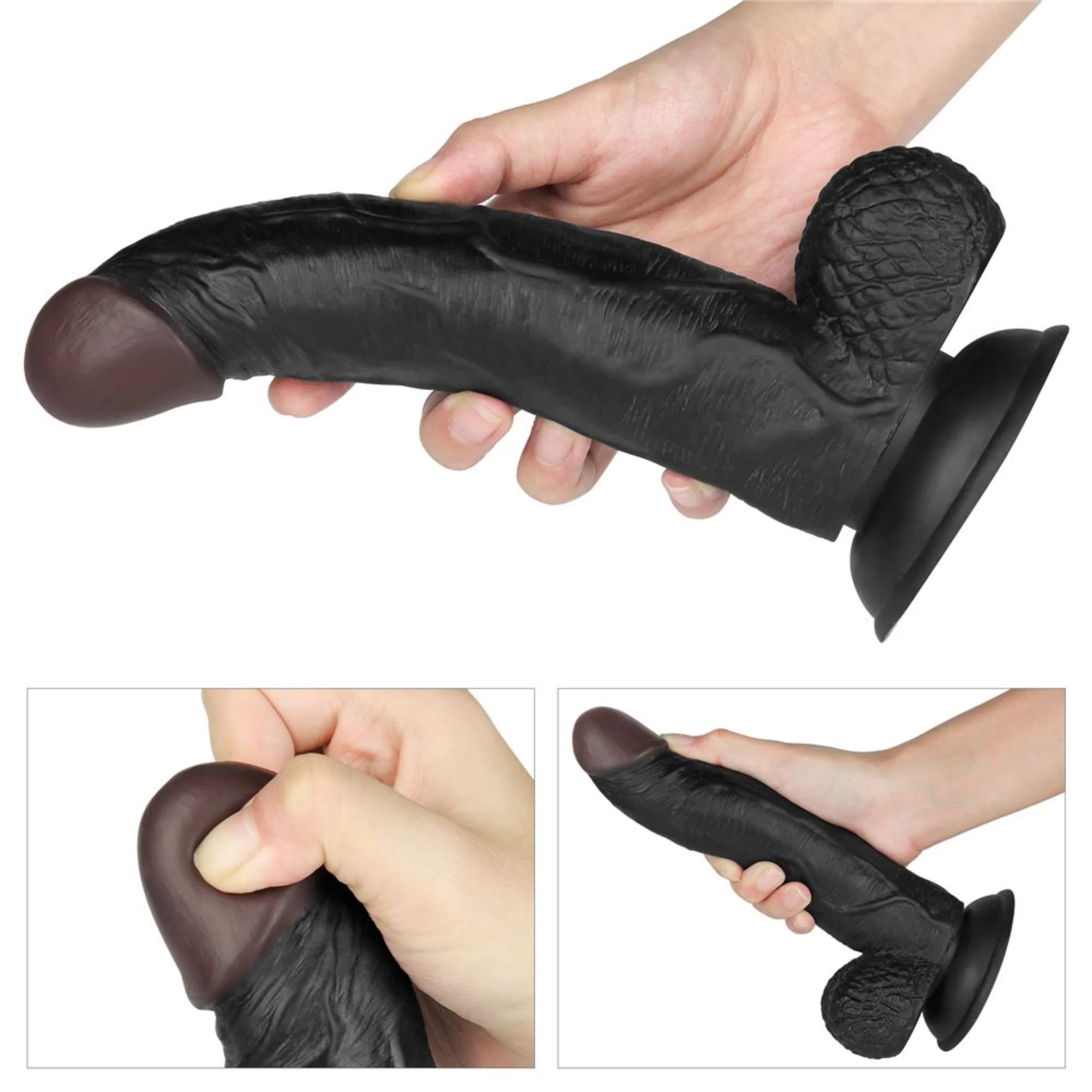 8.5 Inch Easy Strap-on Set - Vibrating Option Available! - Image 10