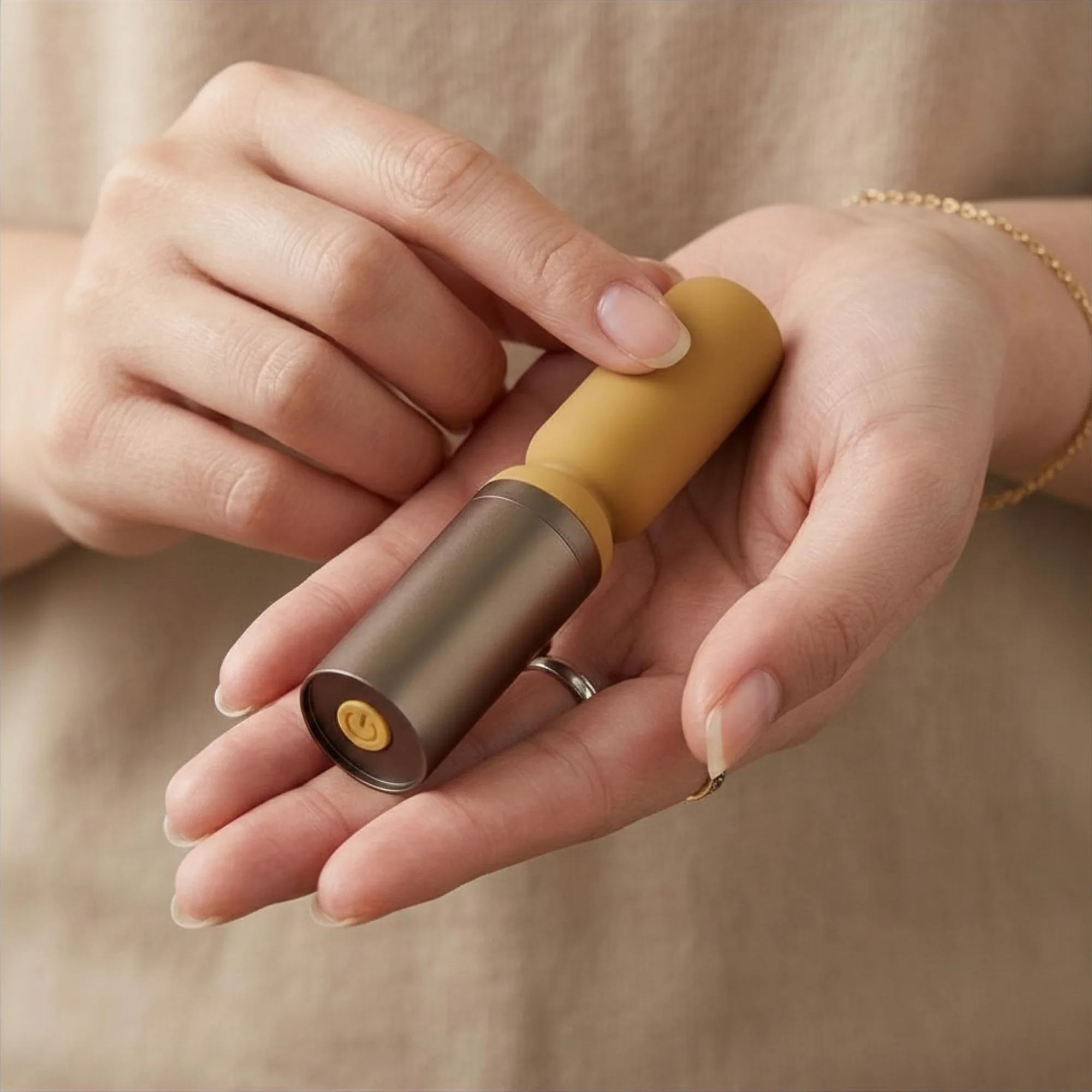Luxury Slim Wand Vibrator - Broad Tip Stimulates Your Entire Labia for Full-Coverage Bliss! - Image 3
