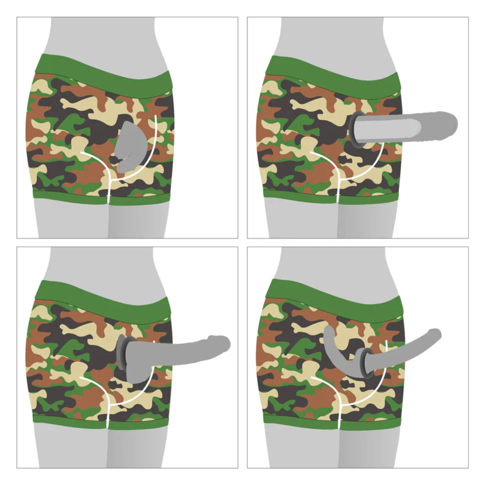 INGEN Unisex Camo Strap-on Boxers - Image 7