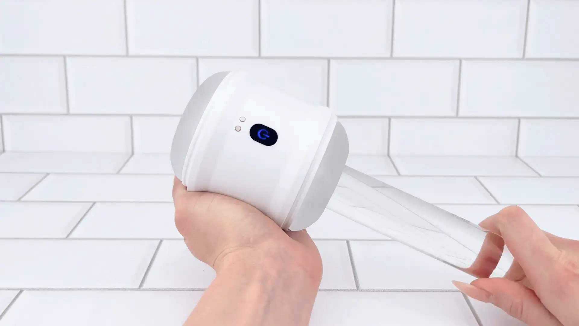 Open-Ended Vibrating Male Masturbator - Ultra-Soft Nubby-Sleeve Hums Around Your Cock! - Image 8