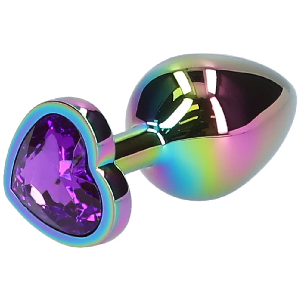Premium Rainbow Metal Anal Plug for Muscle Control - Image 10