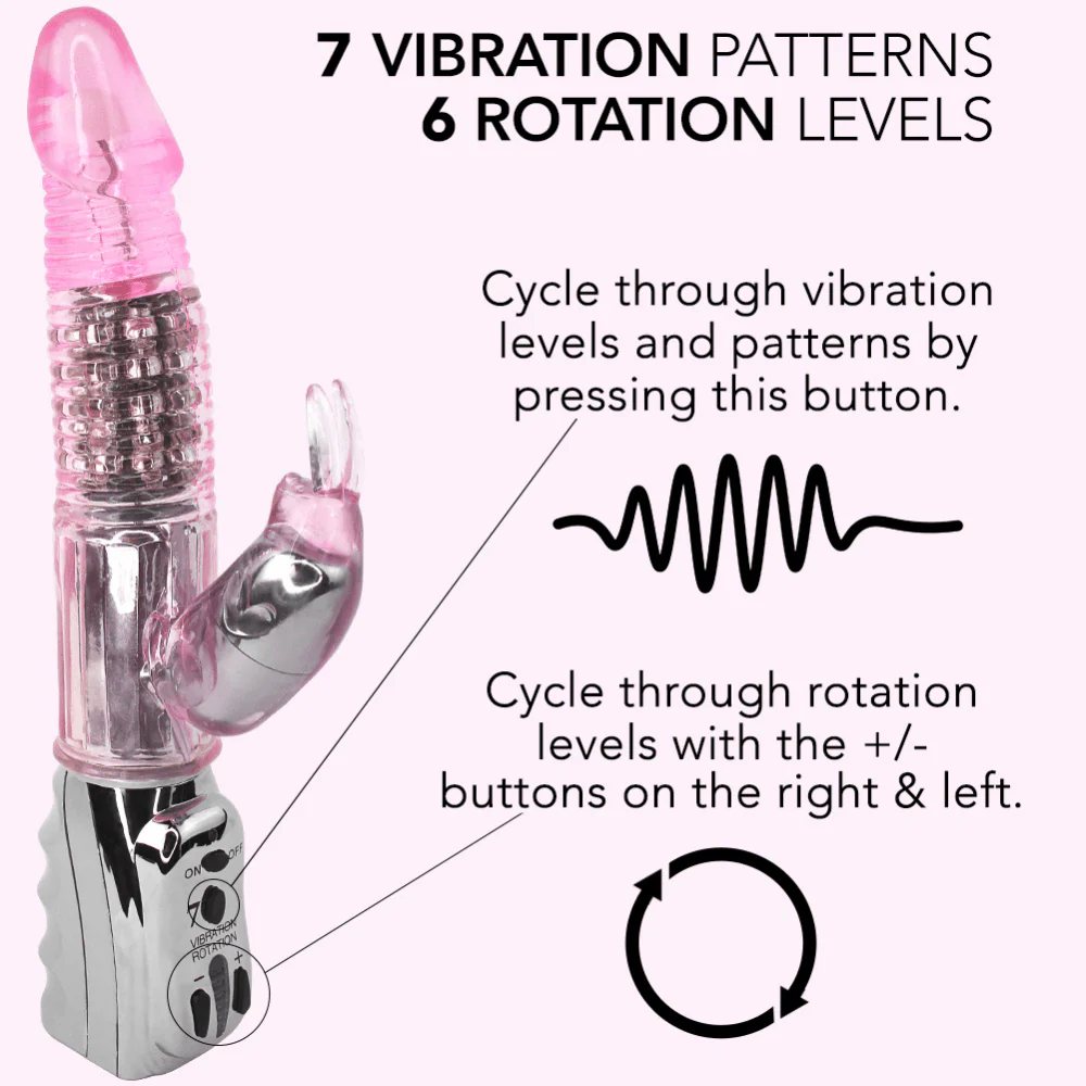 #1 Rotating Rabbit Dual-Action Vibrator - Image 3
