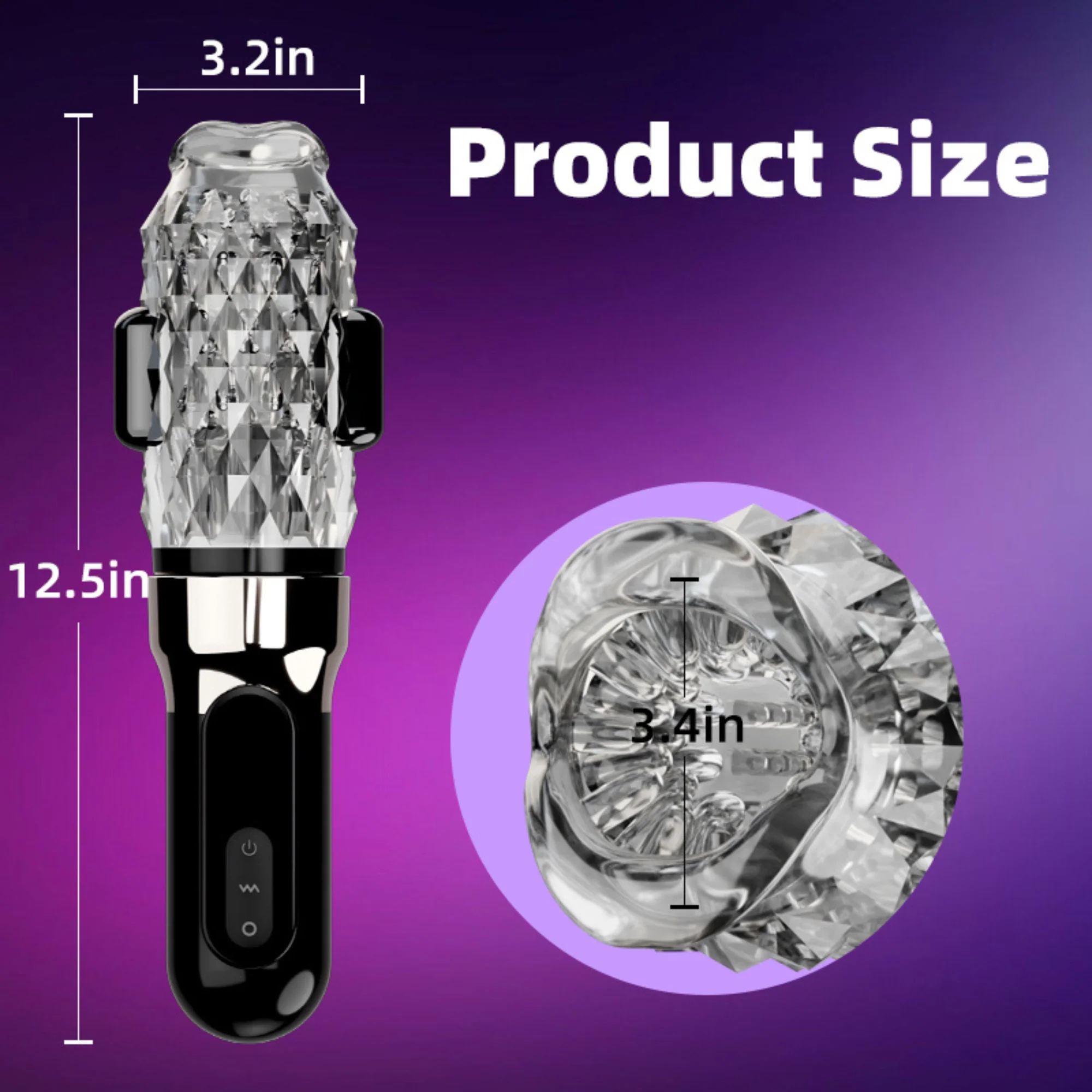Automatic Vibrating Male Masturbator - Licks, Thrusts, & Rotates Around Your Shaft! - Image 11