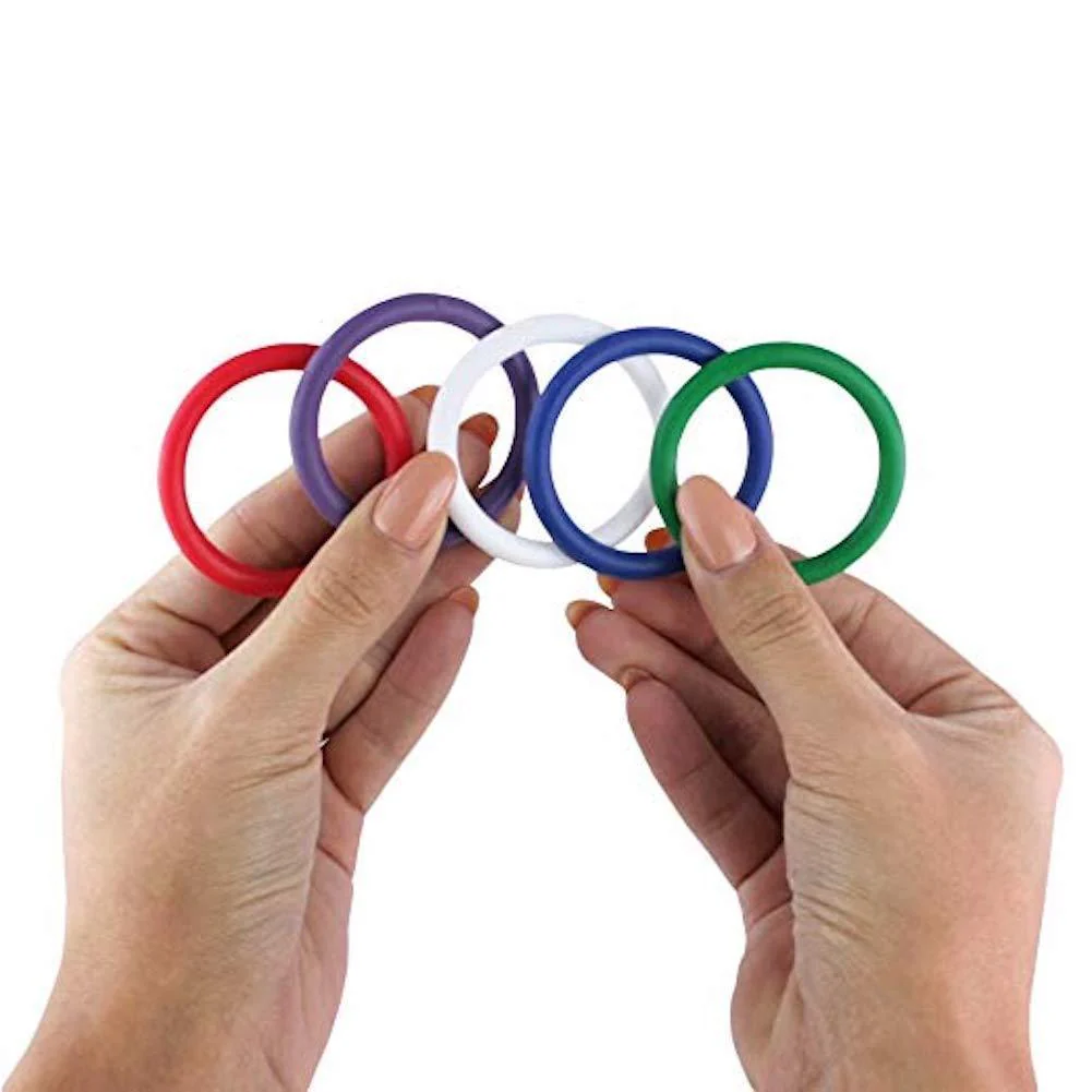 Set Of 5 Colorful Cock Rings - Image 2