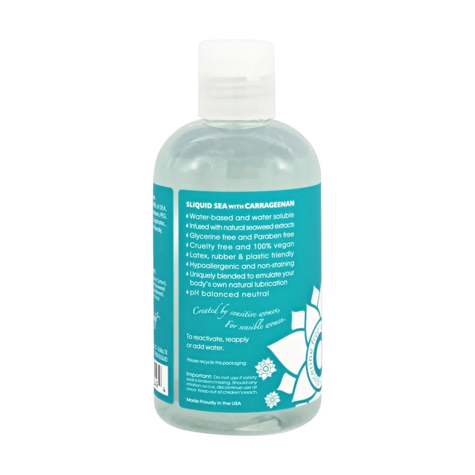 Sliquid Sea - Water-Based Lube Infused with Rejuvenating & Moisturizing Seaweed Extracts 4.2oz - Image 2