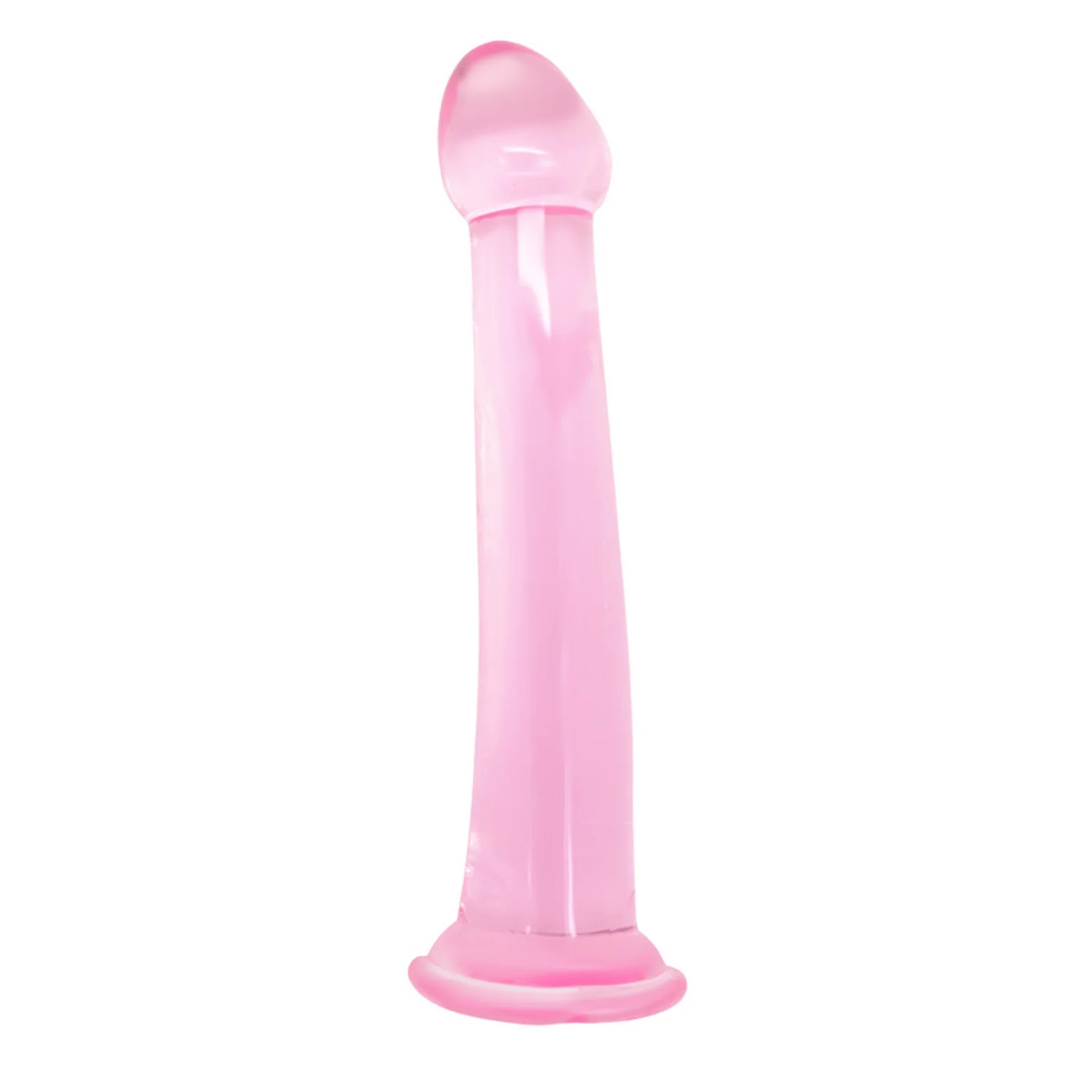 Curved G-Spot / P-Spot Penetration Jelly Dildo - 4 Different Size Options! - Image 3