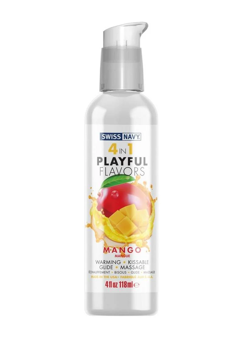 Swiss Navy 4-in-1 Flavored Lubricant - Image 4