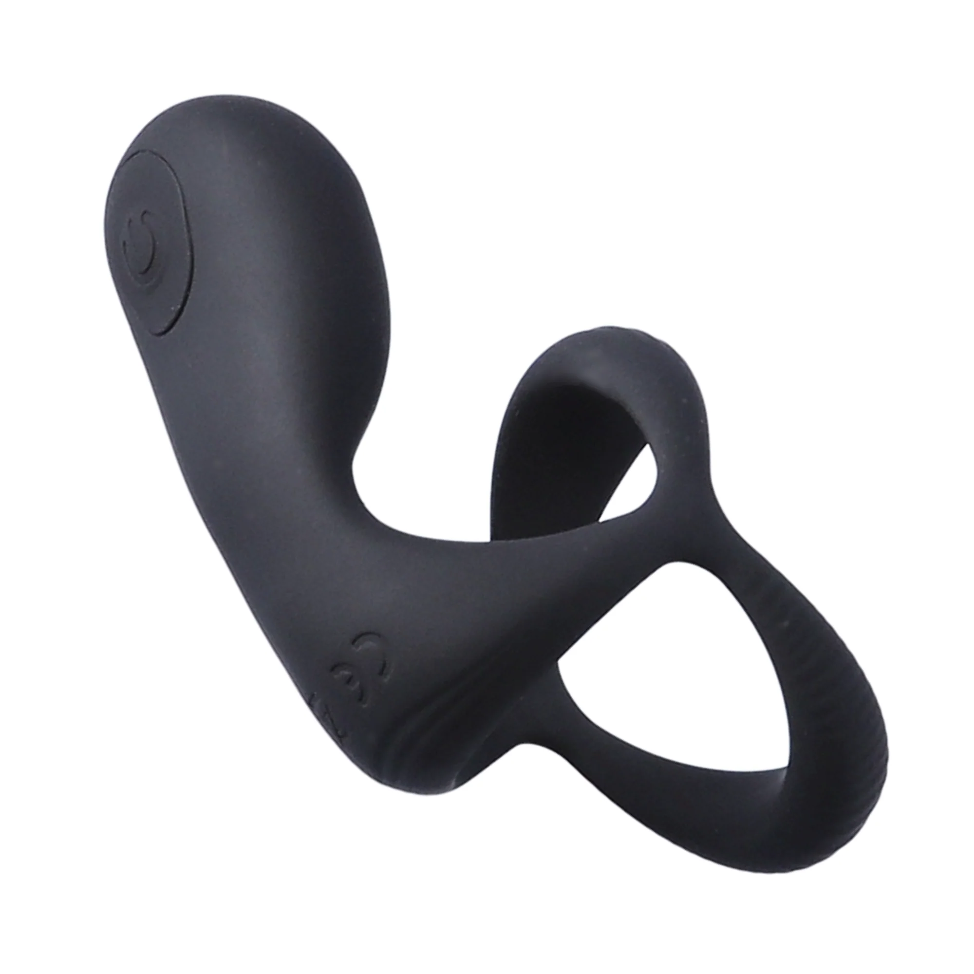 Double Cock Ring with Taint & Clit Stimulator - Strengthens Your O's! - Image 7