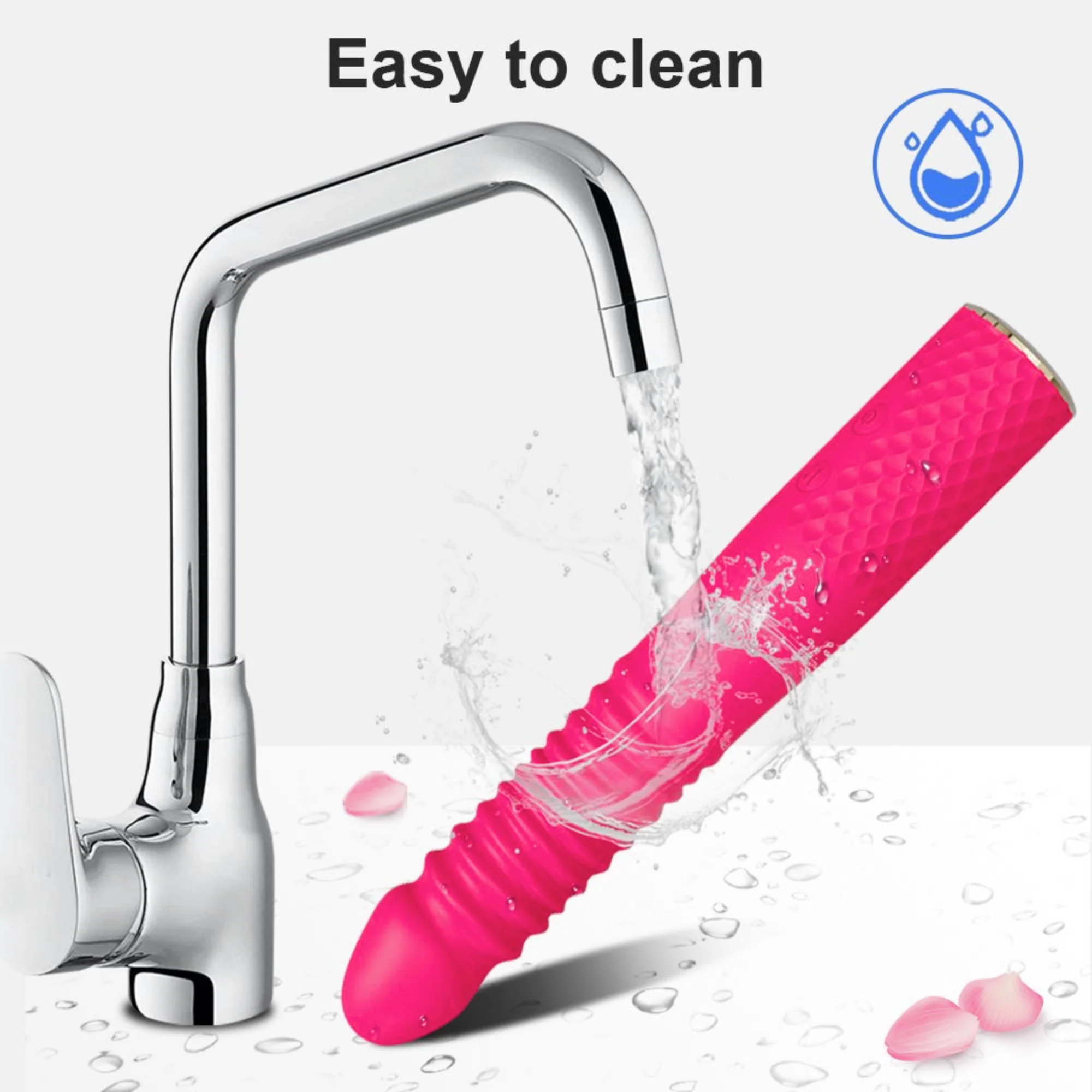 Thrusting and Vibrating Suction Cup Dildo - Easy, Deep, Hands-free O's! - Image 10