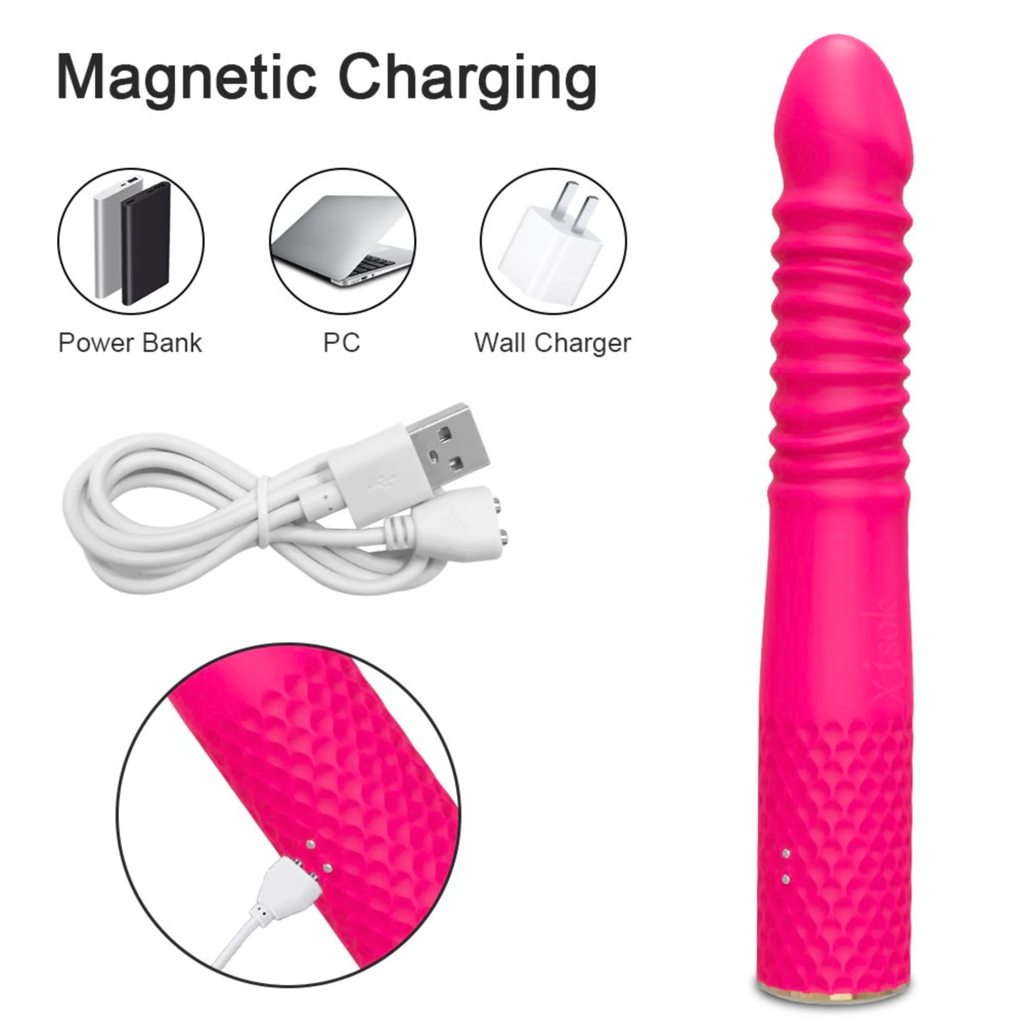 Thrusting and Vibrating Suction Cup Dildo - Easy, Deep, Hands-free O's! - Image 7