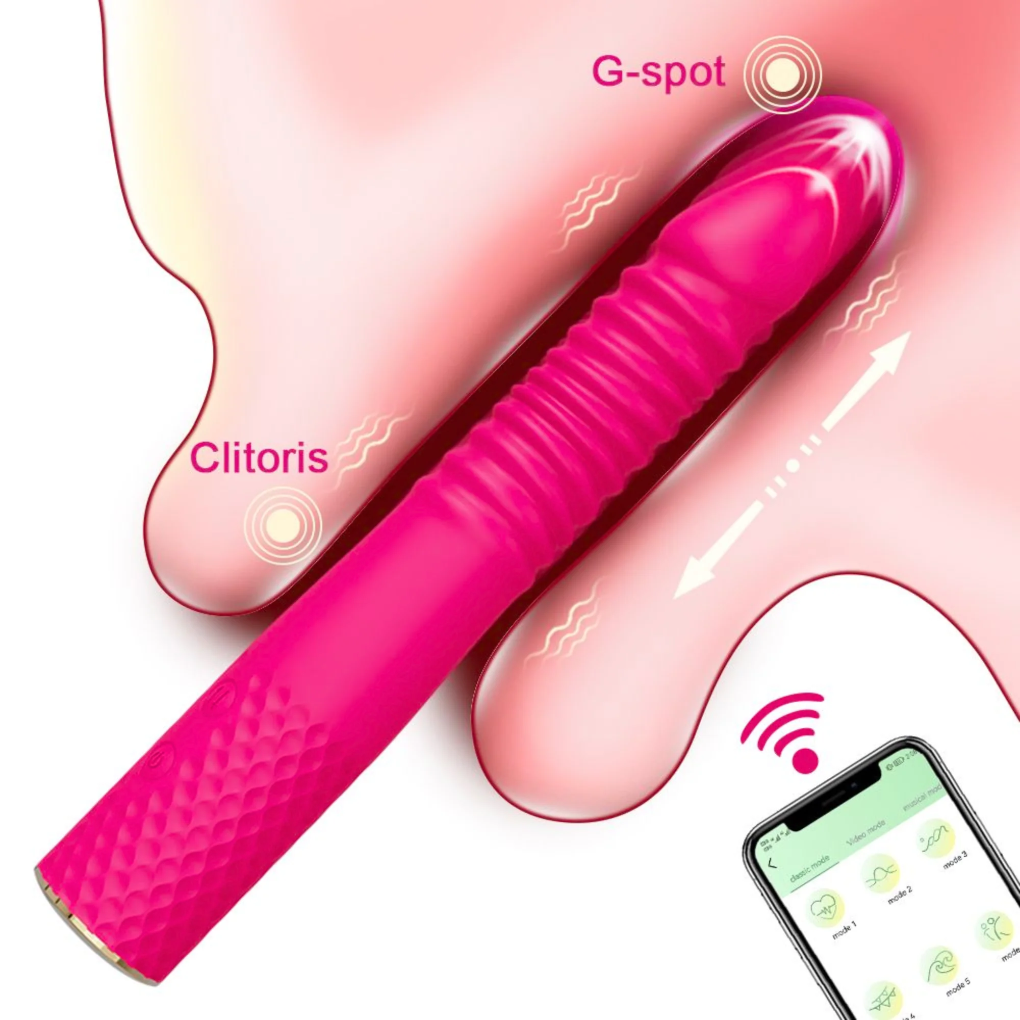 Thrusting and Vibrating Suction Cup Dildo - Easy, Deep, Hands-free O's! - Image 8