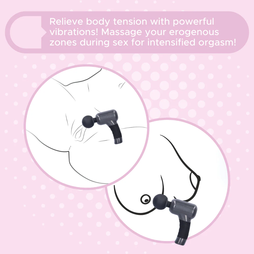 Pulse Rechargeable Handheld Body Muscle Massager - Image 5