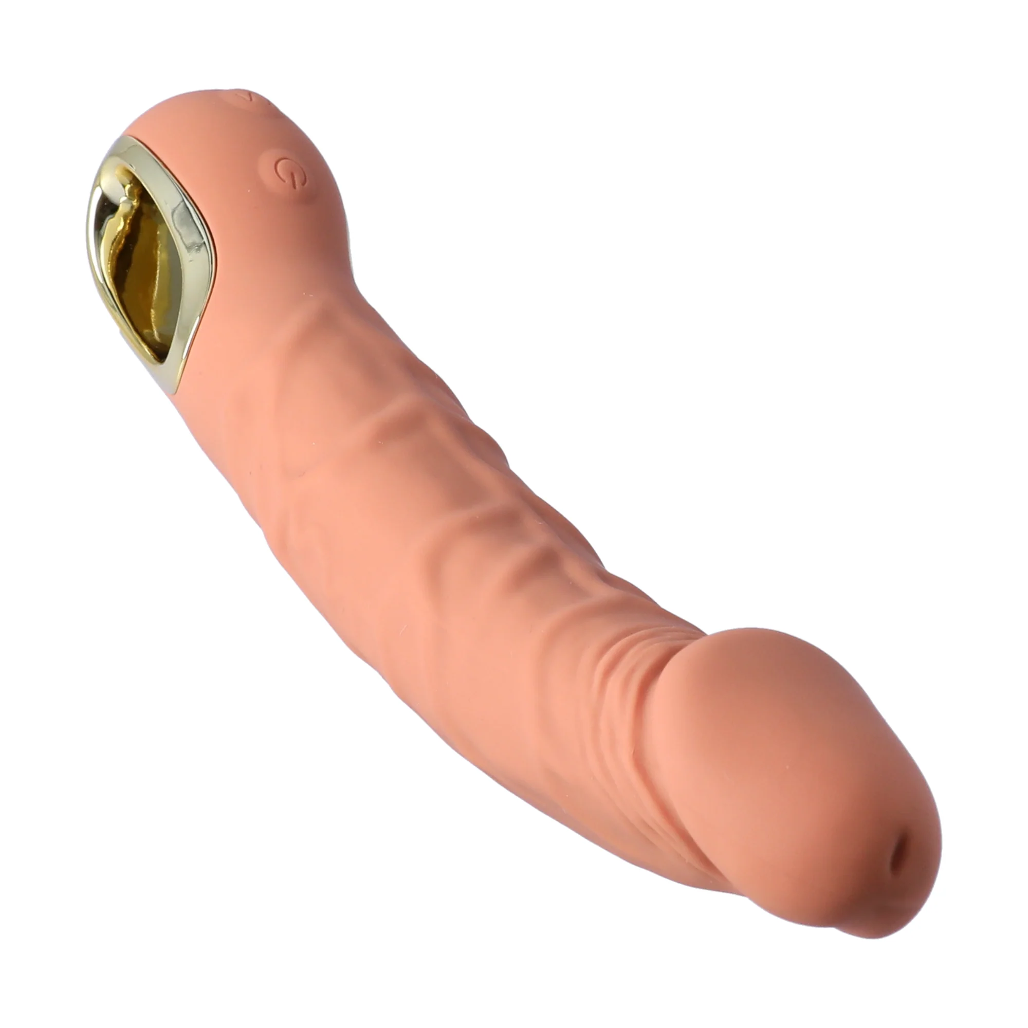 9.5 Inch Veined Vibrating  Silicone Dildo - Deep, Lifelike Penetration! - Image 7